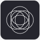 Icono circular geométrico