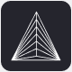 Icono triangular geométrico