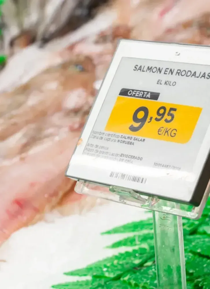 Etiquetas Electrónicas en Red de Supermercados